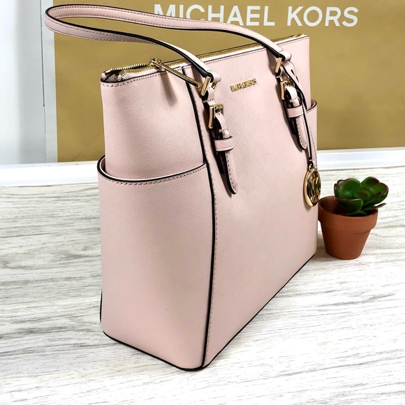 Michael Kors Handbags - Michael Kors Charlotte Tote Bag Pink